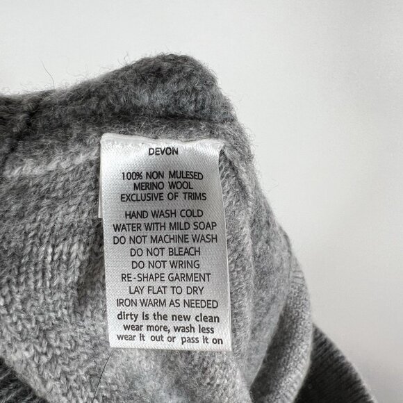 Toad&co Wool Knit Skirt Side Slit Gray Women’s Size Large‎ - Picture 8 of 8